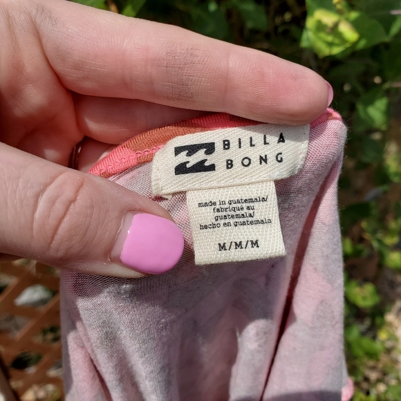 NWT Billabong Girl in the Sun Short Sleeve Bodycon Dress Women's Size Medium 10 - Picture 8 of 15